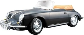 Bburago Porsche 356B Cabriolet 1961 schwarz