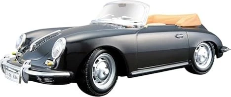 Bburago Porsche 356B Cabriolet 1961 schwarz
