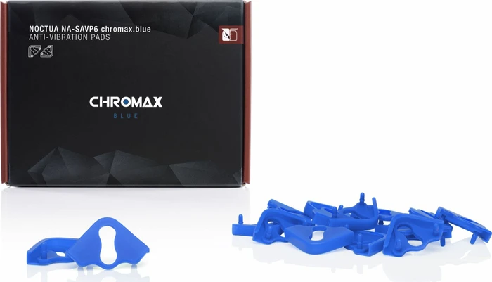 Noctua NA-SAVP6 chromax.blue Anti-Vibrations-Pads für NF-A20, blau, 16er-Pack