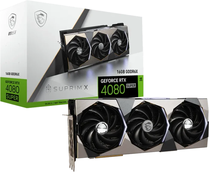 MSI GeForce RTX 4080 SUPER 16G Suprim X, 16GB GDDR6X, HDMI, 3x DP