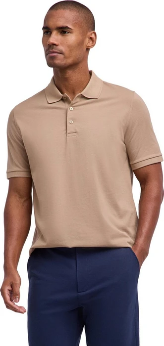 Falke Pima Poloshirt kurzarm sesame (Herren)