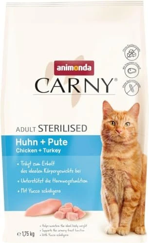 animonda Carny Adult Sterilised Huhn und Pute, 1.75kg