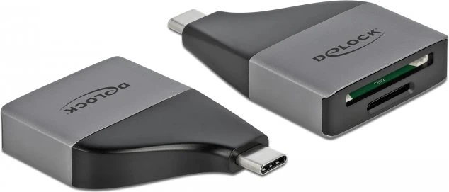 DeLOCK USB Typ-C Card Reader fpr SD/MMC und Micro SD Cards, USB-C 3.0 [Stecker]
