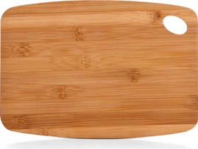 Zeller Schneidbrettmit Griffloch 26.5x18.5cm bambus