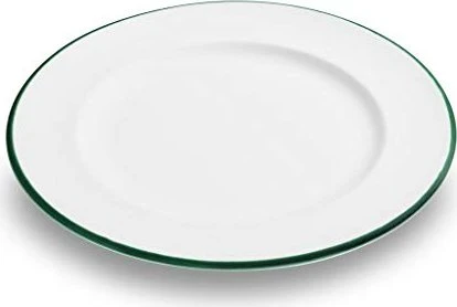 Gmundner Keramik Grüner Rand Dessertteller Gourmet 22cm