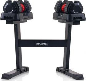 Hammer StrongLock 4.0 Kurzhantel inklusive Ständer Set 2x 25kg