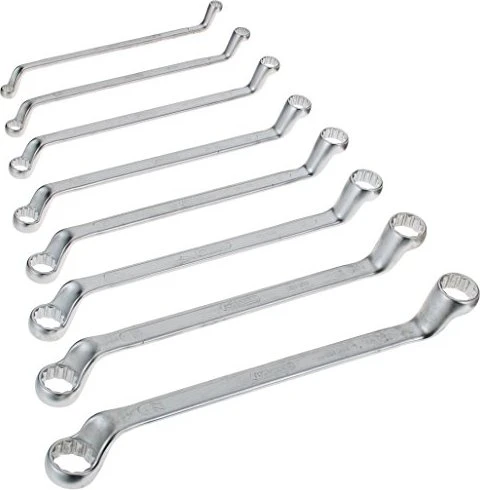 KS Tools Doppelringschlüssel Schraubenschlüsselsatz, 8-tlg.