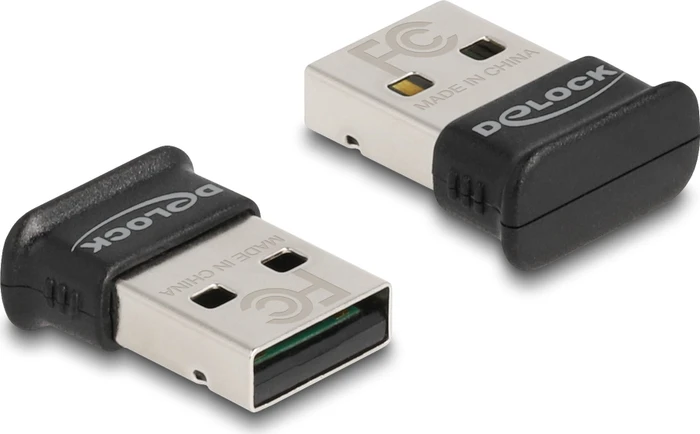 DeLOCK USB Bluetooth Adapter, Reichweite bis 100m, Bluetooth 5.0, USB-A 1.1 [Stecker]