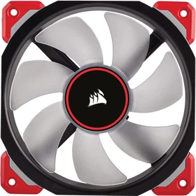 Corsair ML Series ML120 PRO LED Red Premium Magnetic Levitation Fan, 120mm