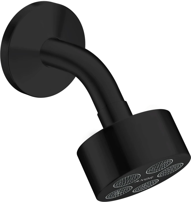 Hansgrohe Axor One Kopfbrause 75 1jet EcoSmart mit Brausearm mattschwarz