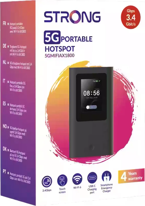 Strong Tragbarer Hotspot 1800, 5G, AX1800