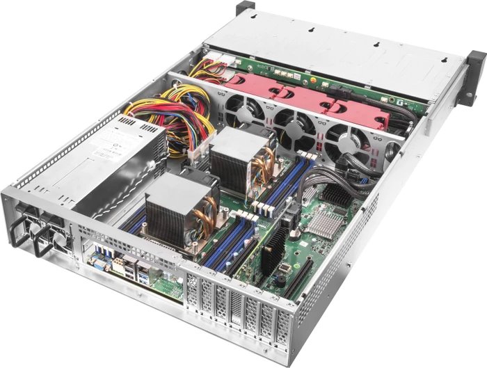 SilverStone RM22-312, Rackmount Storage, grau/schwarz, 2HE