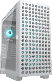 Cougar Airface ECO RGB, weiß, Glasfenster (CGR-5YA2W-RGB / 385YA20.0002)