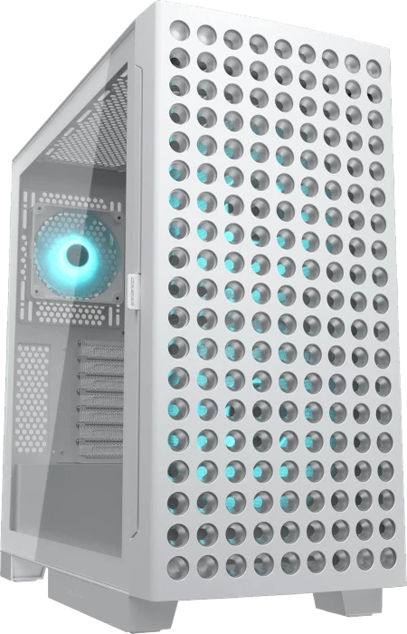 Cougar Airface ECO RGB, weiß, Glasfenster