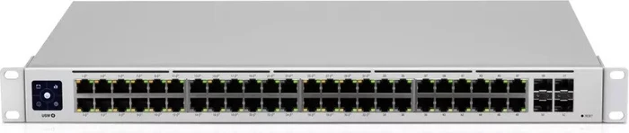 Ubiquiti UniFiSwitch 48 Rackmount Gigabit Managed Switch, 48x RJ-45, 4x SFP, 195W PoE+
