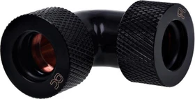 Alphacool Eiszapfen 90° 13mm L-Verbinder für Rohre G1/4", schwarz