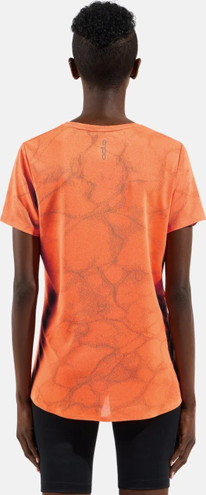 Odlo Zeroweight Engineered Chill-Tec Laufshirt kurzarm living coral melange (Damen)
