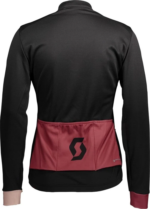 Scott RC Warm Trikot langarm black/ochre red (Damen)