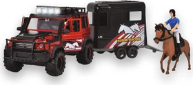Dickie Toys Pferdetransporter mit Anhänger