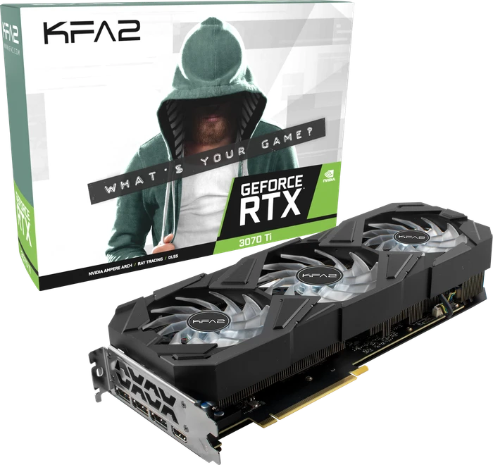 KFA2 GeForce RTX 3070 Ti EXG (1-Click OC), 8GB GDDR6X, HDMI, 3x DP