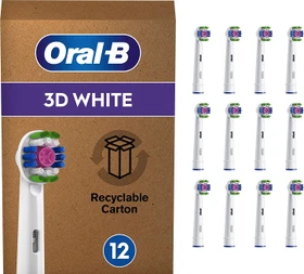 Oral-B 3D White Ersatzbürste, 12 Stück