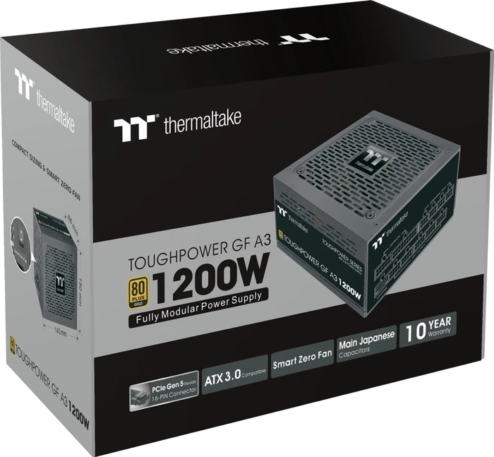 Thermaltake ToughPower GF A3 Gold 1200W, ATX 3.0