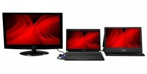 Toshiba USB Mobile LCD Monitor, 14"