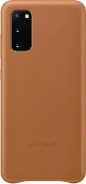 Samsung Leather Cover für Galaxy S20 braun
