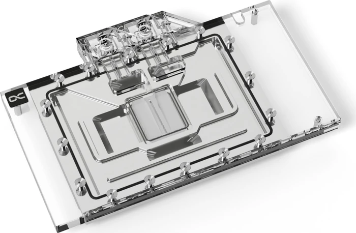 Alphacool Eisblock Aurora Acryl GPX-N NVIDIA RTX 4090 Aorus Master mit Backplate