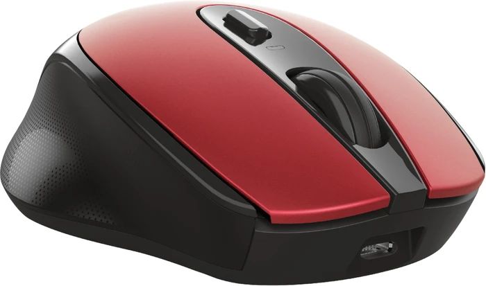 Trust Zaya Rechargeable Wireless Mouse rot/schwarz, USB