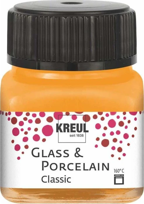 Kreul Glass & Porcelain Classic Malfarbe, orange, 20ml