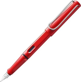 Lamy safari rot, rechte Hand, breit