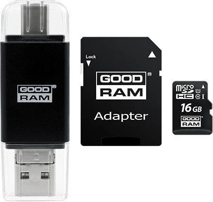 goodram M1A5 R60 16GB Kit, UHS-I, Class 10
