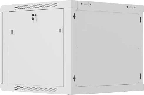 Lanberg WF01 Series 19" Wandschrank 9HE, hängend, Flatpack, Gitternetztür, IP20, RAL 7035, 600mm tief