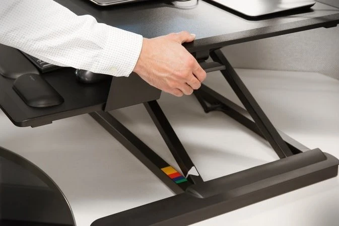 Kensington SmartFit Schreibtischaufsatz 90x67cm schwarz/schwarz
