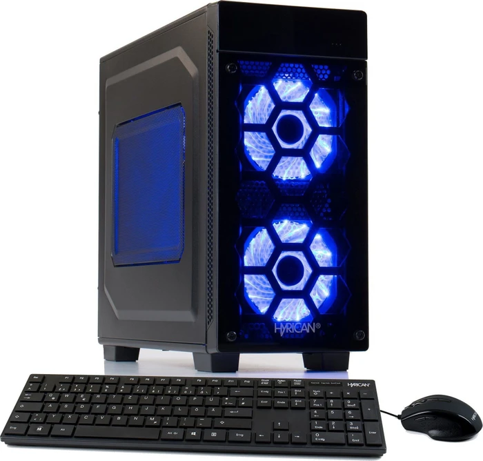 Hyrican Striker-X 5876, Blue, Core i5-8400, 16GB RAM, 240GB SSD, 1TB HDD, GeForce GTX 1060