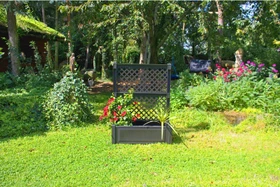 KHW Pflanzkasten mit Spalier 100x43cm anthrazit
