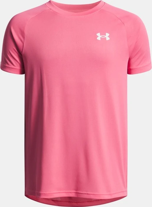 Under Armour Tech 2.0 Funktionsshirt kurzarm super pink/white (Junior)