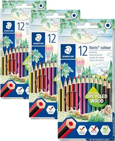 Staedtler Noris colour 185 Buntstift sortiert, 12er-Set
