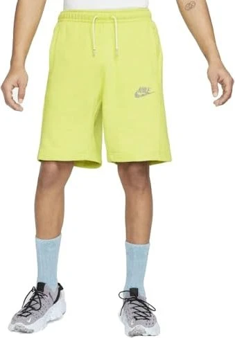 Nike Sportswear Fleece Hose kurz atomic green/white (Herren)