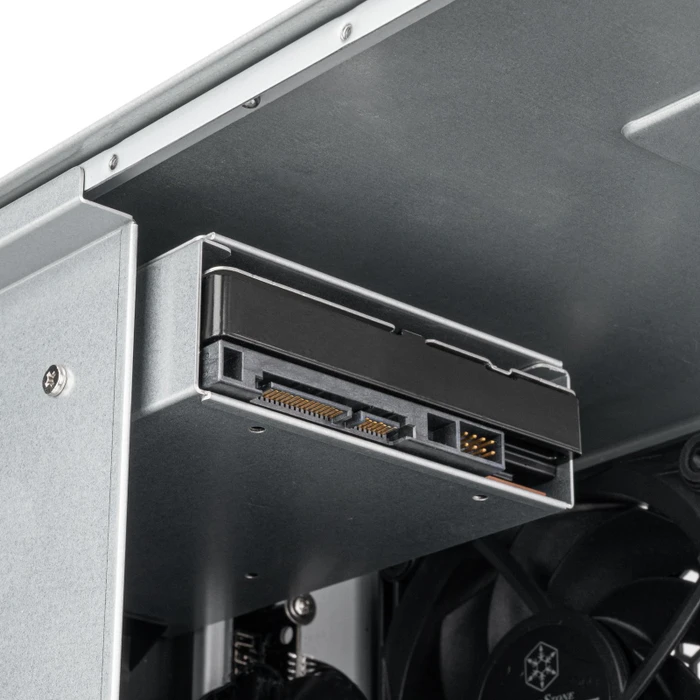 SilverStone Case Storage CS240, schwarz, Mini-ITX