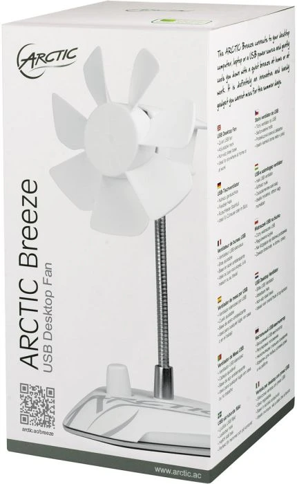 ARCTIC Breeze Color Tischventilator weiß