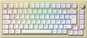 Akko MOD 007B HE, Cream White, LEDs RGB, hot-swap, Cream Yellow Magnetic, USB/Bluetooth, DE