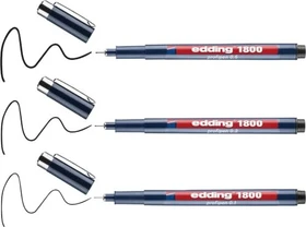 edding 1800 sortiert, 3er-Set