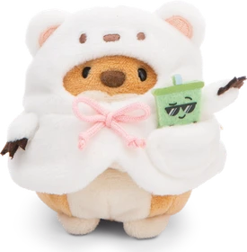 Nici MyMochi Kuscheltier Hund Hiro mit Bubble Tee und Eisbärkostüm in Geschenkbox 8cm