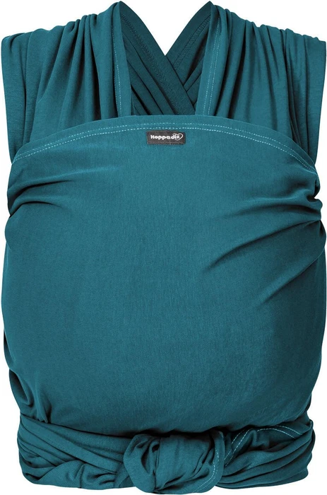 Hoppediz Elastisches Babytragetuch petrol, 460cm