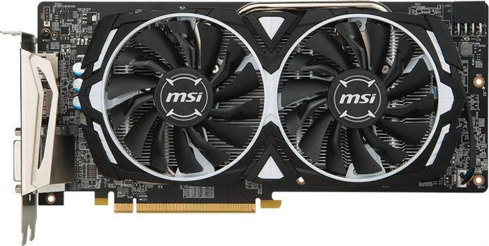 MSI Radeon RX 580 Armor 8G OC, 8GB GDDR5, DVI, 2x HDMI, 2x DP