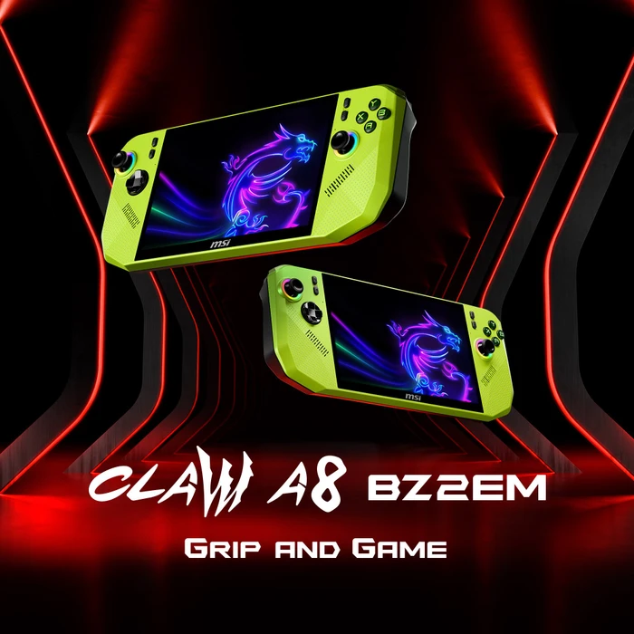 MSI Claw A8 BZ2EM-037, Neon Green, Ryzen Z2 Extreme, 24GB RAM, 1TB SSD, DE