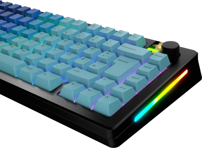 Glorious GPBT Gradient V2 Keycaps, Kunststoff (PBT), Ocean, blau, 131 Tasten, ISO-DE