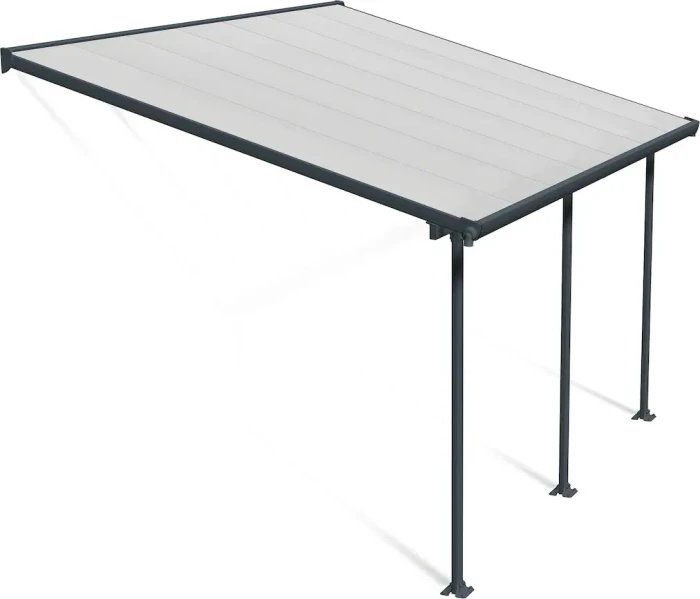 Palram Canopia Feria Terrassenüberdachung 425x300cm grau
